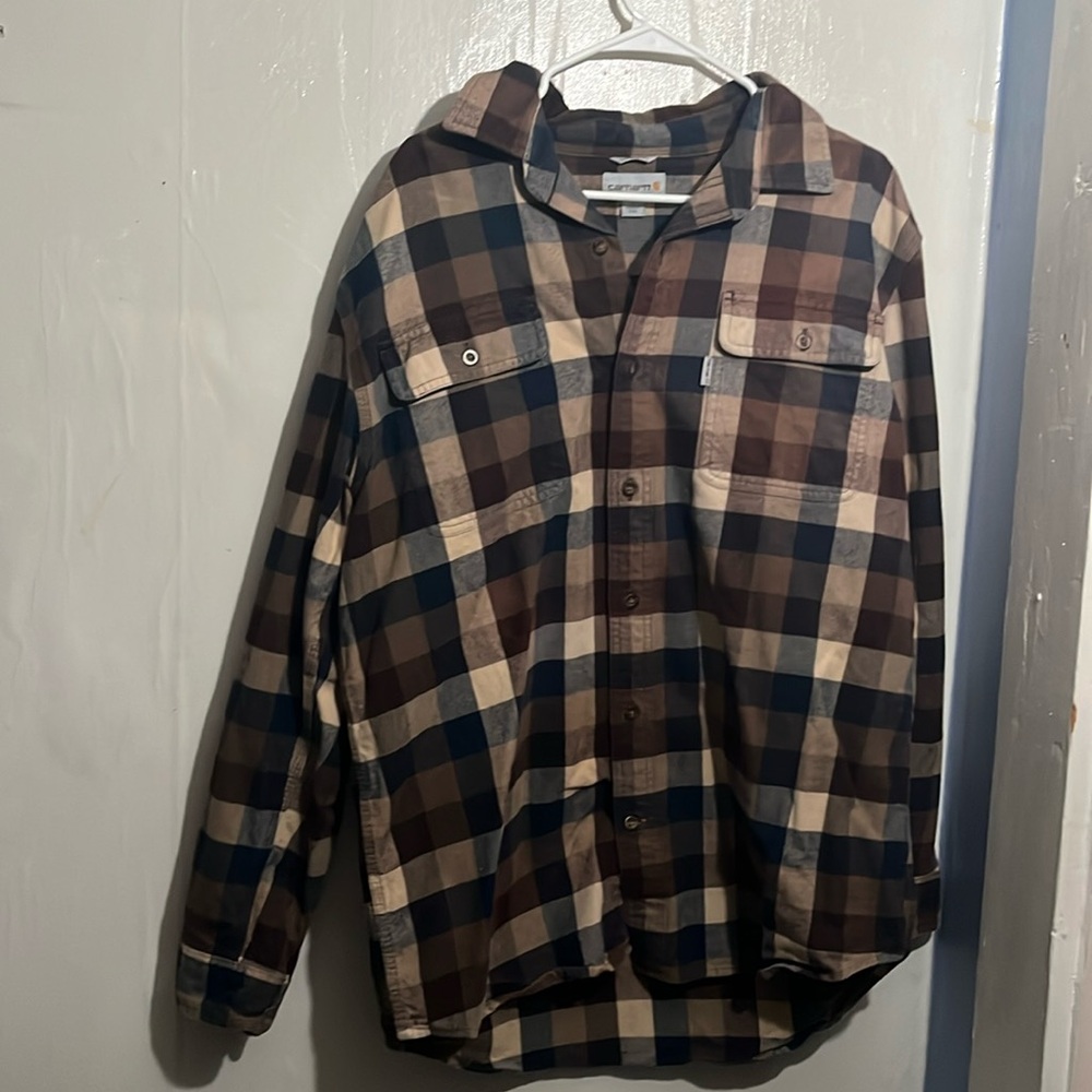 Carhartt brown flannel